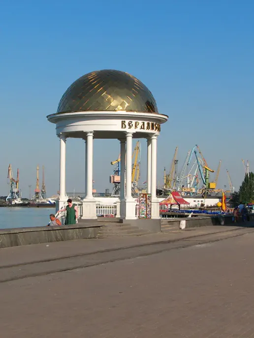 Berdyansk resort city on the Azov Sea