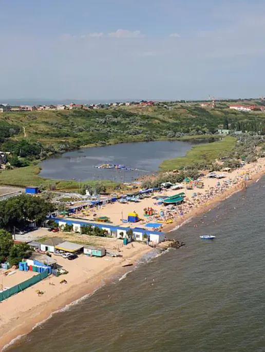 Stanitsa Golubitskaya resort on the Azov Sea