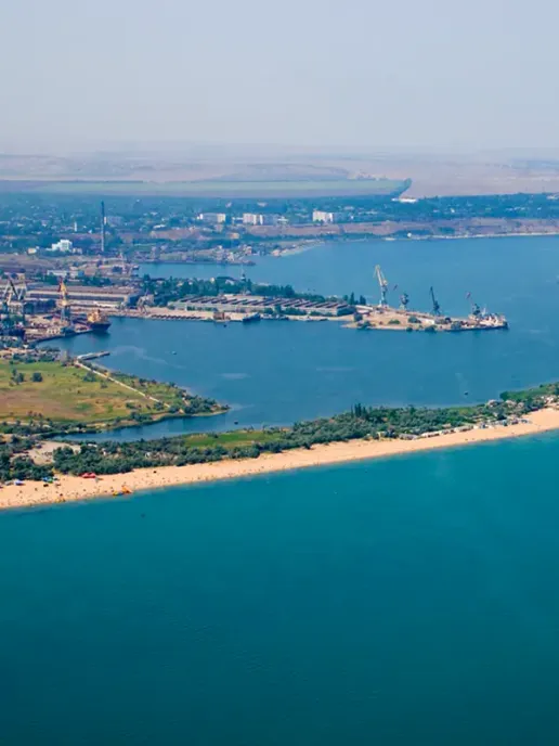 Kerch city on the Azov Sea