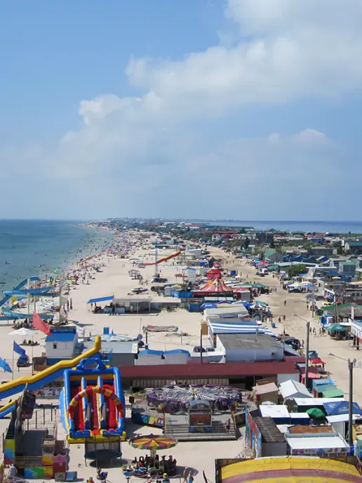 Kirillovka is a popular resort on the Azov Sea