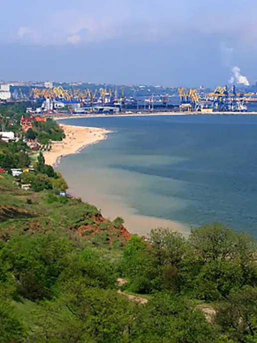 Mariupol city on the Azov Sea