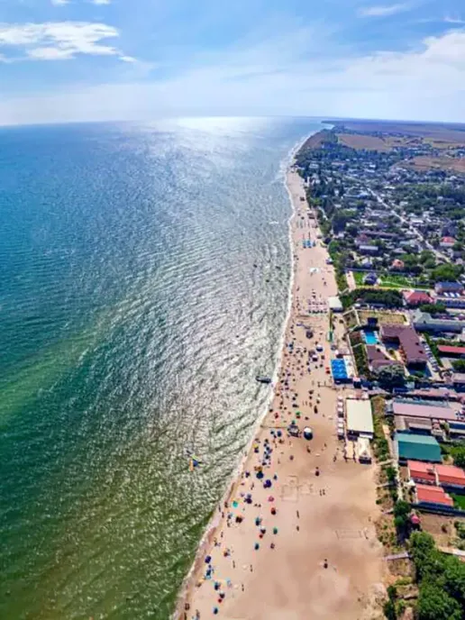 Urzuf resort on the Azov Sea