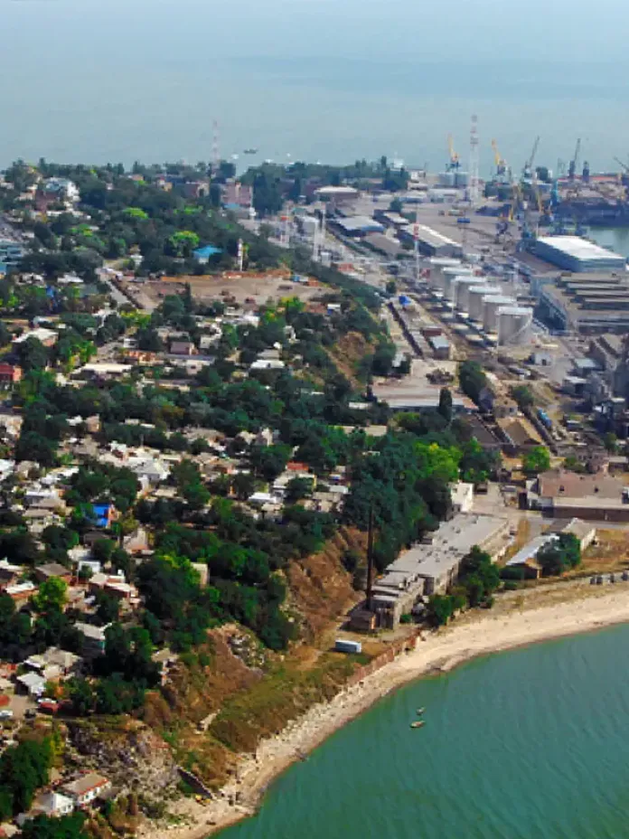 Taganrog is a large city on the Azov Sea