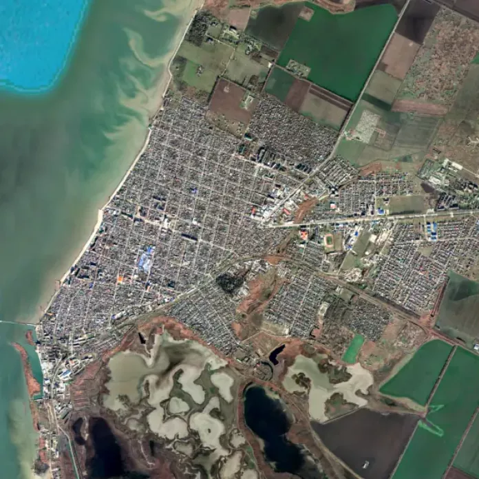 Карта Приморско-Ахтарска