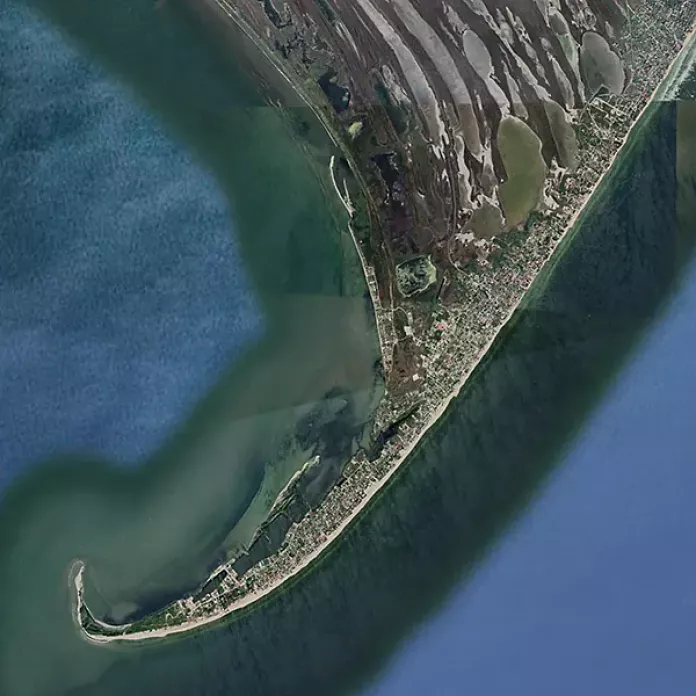 Belosarayskaya spit map