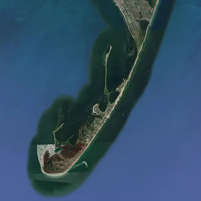 Мапа Бердянської коси