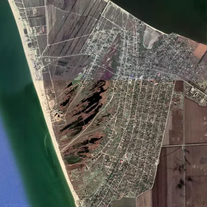 Мапа станиці Должанської